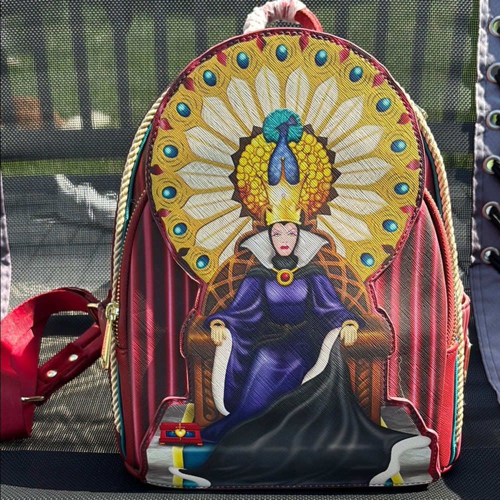 Loungefly NWT Evil Queen backpack and wallet
